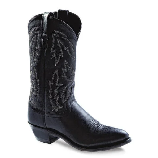 Men's western boots in a rich brown or black leatherOW2010L