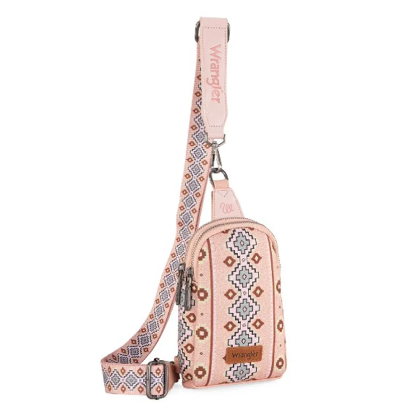 Western - style men's boots with intricate tooling and stitchingWrangler Pink Aztec Crossbody Purse Western - style men's boots with intricate tooling and stitchingWrangler Pink Aztec Crossbody Purse