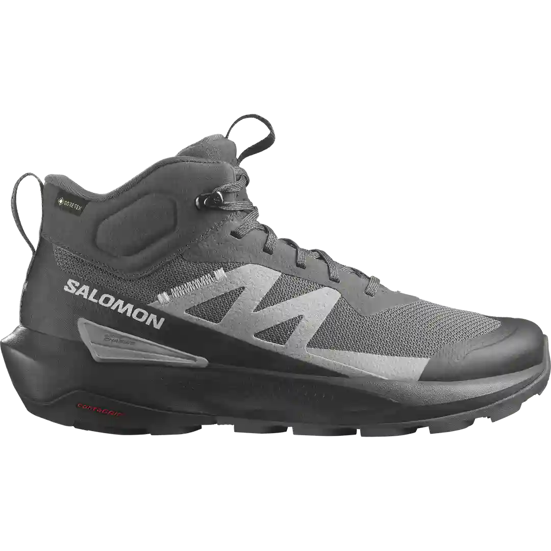 Men's hiking boots with a shock - absorbing insoleSalomon Elixir Activ Mid GTX Mens Hiking Boot - Magnet/Phantom/Sharkskin Men's hiking boots with a shock - absorbing insoleSalomon Elixir Activ Mid GTX Mens Hiking Boot - Magnet/Phantom/Sharkskin