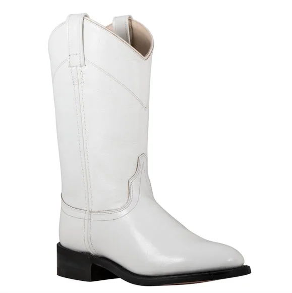 Men's western boots with a leather - wrapped heel and a smooth finishSRL4021