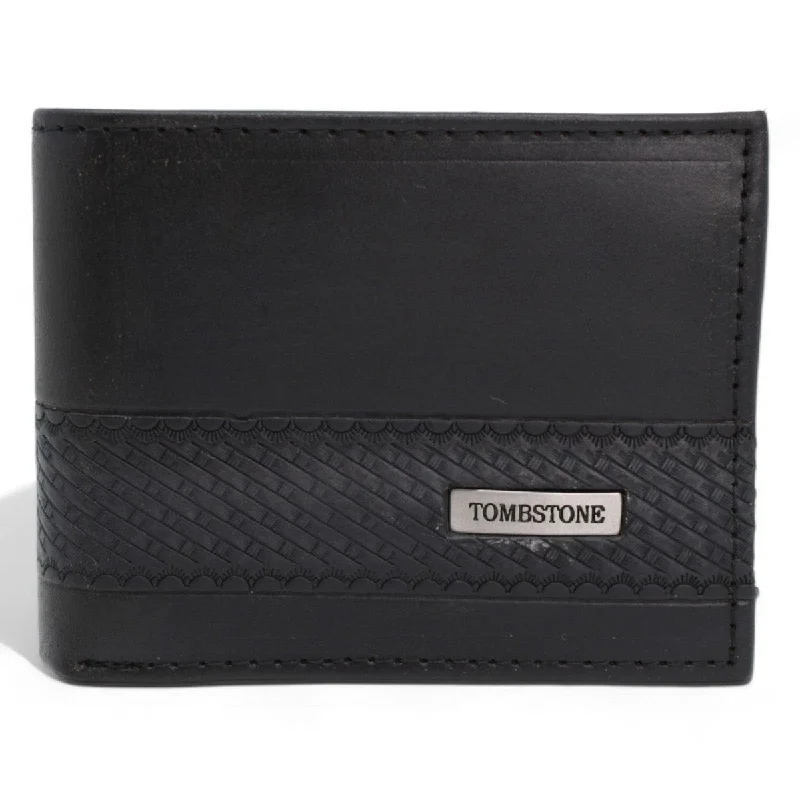 Men's western boots with a leather lining and a padded insoleTombstone Chiseled Genuine Leather Wallet Black TOM-W242 Men's western boots with a leather lining and a padded insoleTombstone Chiseled Genuine Leather Wallet Black TOM-W242