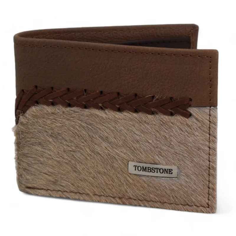 Men's western boots with a rubber sole for traction on various surfacesTombstone Embroidered Genuine Leather Wallet TOM-W235 Men's western boots with a rubber sole for traction on various surfacesTombstone Embroidered Genuine Leather Wallet TOM-W235
