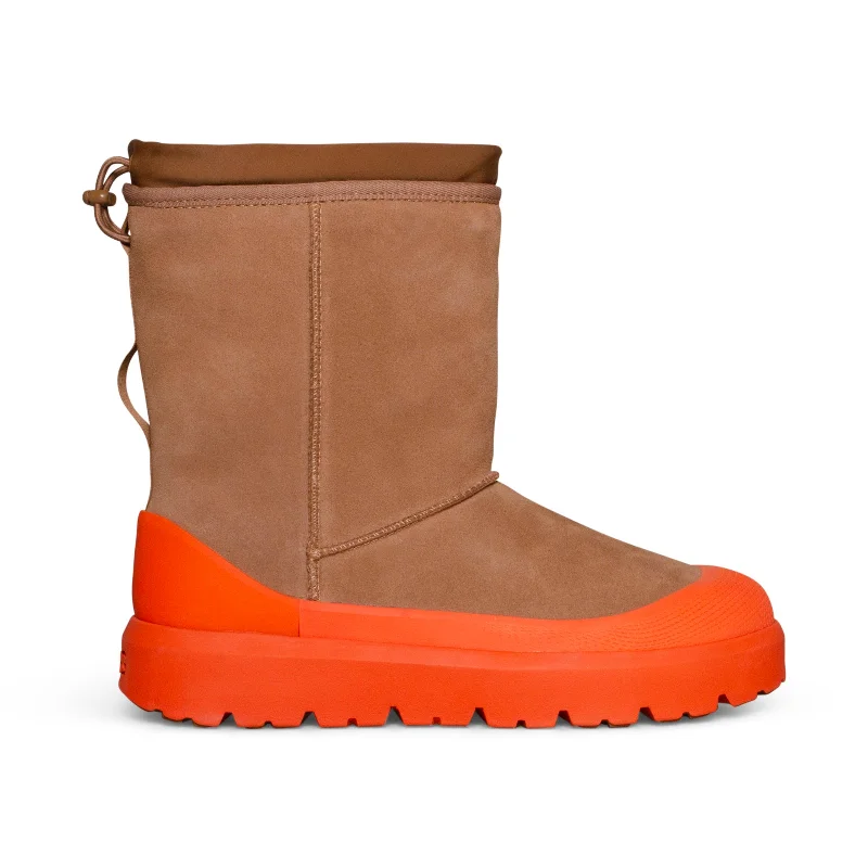 Men's shock - absorbing winter boots for daily commutingUGG Classic Short Weather Hybrid Chestnut/ Orange Boots - Men's Men's shock - absorbing winter boots for daily commutingUGG Classic Short Weather Hybrid Chestnut/ Orange Boots - Men's