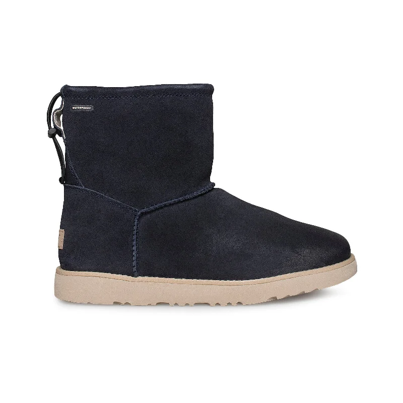 Men's wool - blend fabric winter boots for extra warmthUGG Classic Toggle Waterproof True Navy Boots - Men's Men's wool - blend fabric winter boots for extra warmthUGG Classic Toggle Waterproof True Navy Boots - Men's