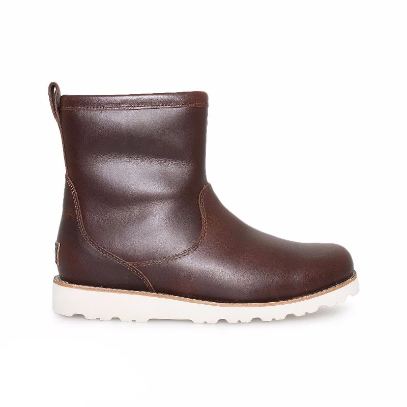 Men's neoprene - accented winter boots for shock absorptionUGG Hendren TL Cordovan Boots Men's neoprene - accented winter boots for shock absorptionUGG Hendren TL Cordovan Boots