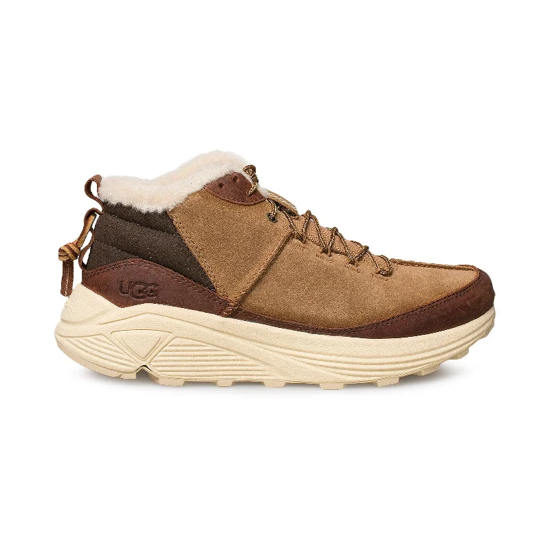 Men's distressed - leather winter boots for a vintage appealUGG Miwo Trainer High Chestnut Shoes - Men's Men's distressed - leather winter boots for a vintage appealUGG Miwo Trainer High Chestnut Shoes - Men's