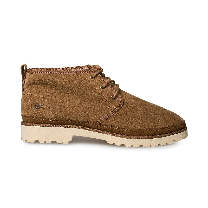 Men's Chelsea - style winter boots with elastic side panelsUGG Neuland Chestnut Boots - Men's Men's Chelsea - style winter boots with elastic side panelsUGG Neuland Chestnut Boots - Men's
