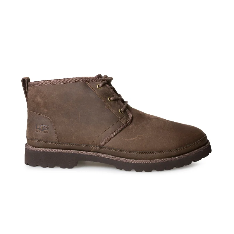 Men's full - grain leather winter boots with waterproof coatingUGG Neuland Waterproof Grizzly Boots - Men's Men's full - grain leather winter boots with waterproof coatingUGG Neuland Waterproof Grizzly Boots - Men's