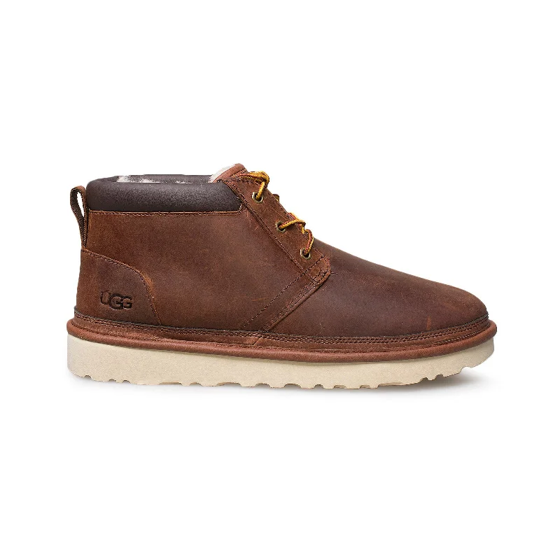 Men's genuine shearling - lined leather winter bootsUGG Neumel Utility Gingerbread Boots - Men's Men's genuine shearling - lined leather winter bootsUGG Neumel Utility Gingerbread Boots - Men's