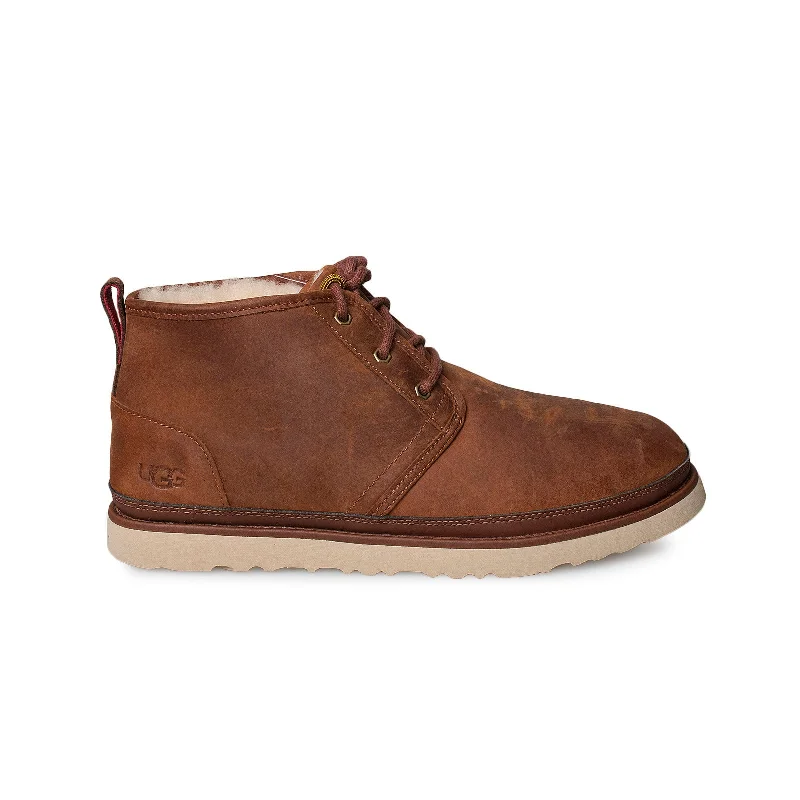 Men's Chelsea - style winter boots with elastic side panelsUGG Neumel Weather Chestnut Boots - Men's Men's Chelsea - style winter boots with elastic side panelsUGG Neumel Weather Chestnut Boots - Men's