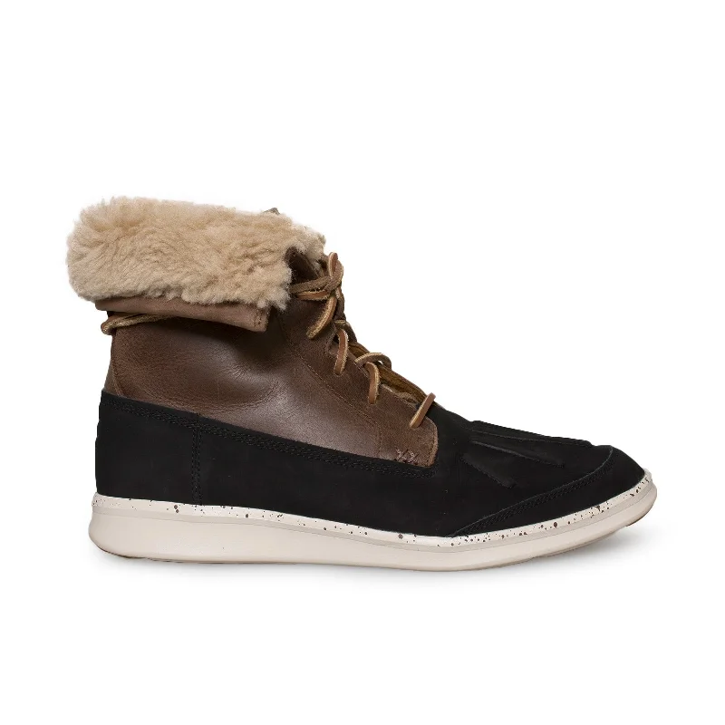 Men's leather - wrapped heel winter boots for durabilityUGG Roskoe Dark Chestnut Boots - Men's Men's leather - wrapped heel winter boots for durabilityUGG Roskoe Dark Chestnut Boots - Men's