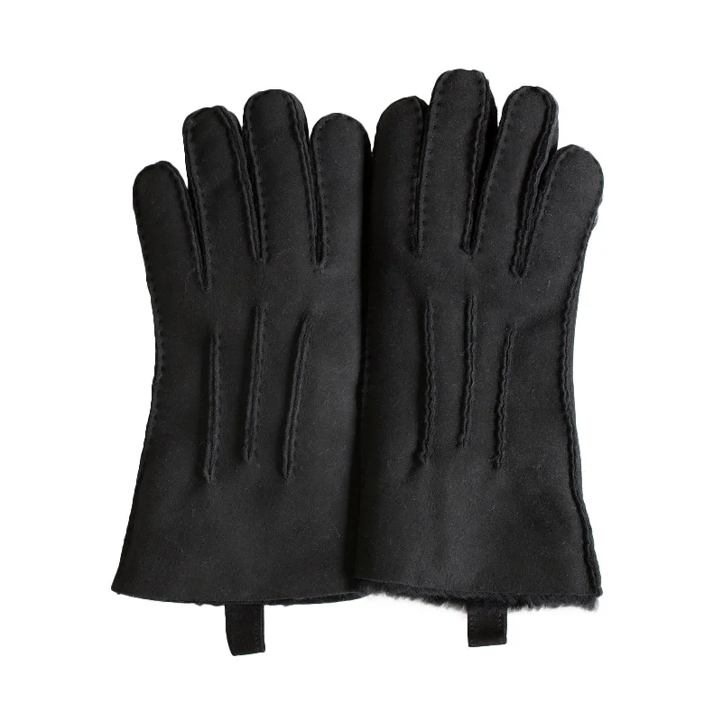 Men's extreme - cold - rated winter boots for sub - zero temperaturesUGG Sheepskin 3 Point Glove Black - Men's Men's extreme - cold - rated winter boots for sub - zero temperaturesUGG Sheepskin 3 Point Glove Black - Men's