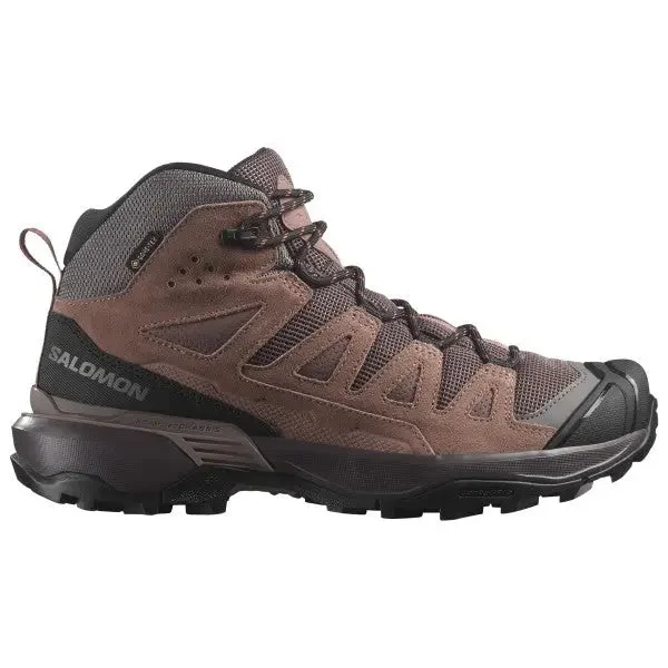 Men's hiking boots with a padded collar for comfortX Ultra 360 Leather Mid Gore-Tex - Peppercorn Men's hiking boots with a padded collar for comfortX Ultra 360 Leather Mid Gore-Tex - Peppercorn