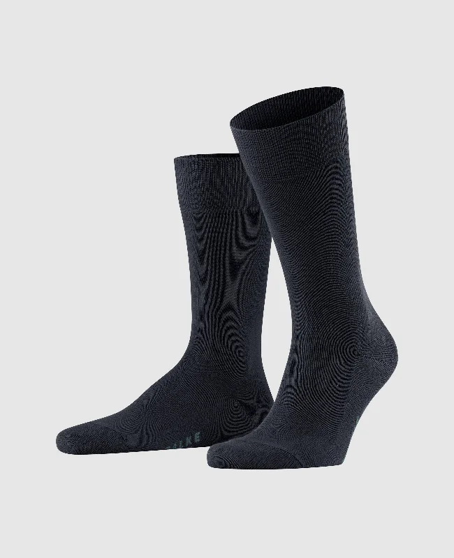 Men's boat shoes with a cushioned footbedFalke Family Men Socks - Dark Navy