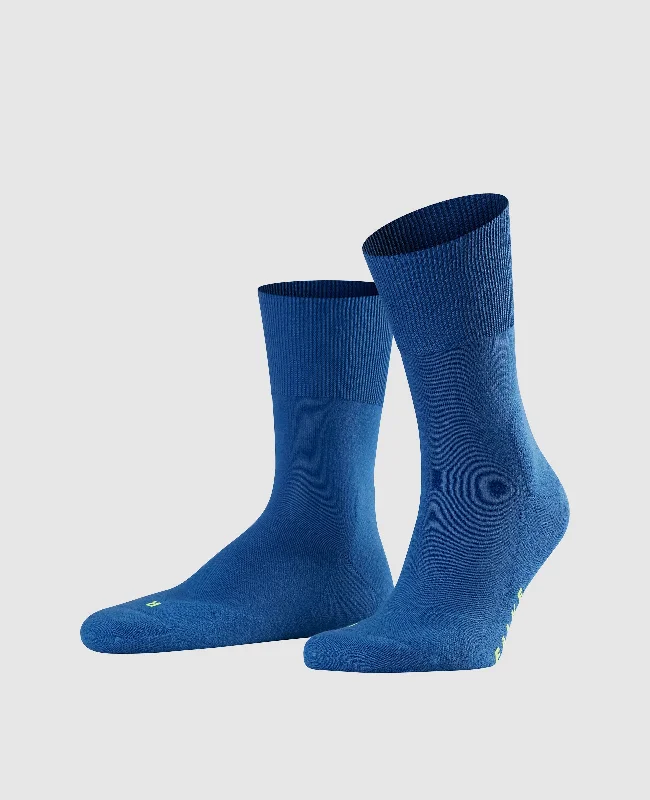 Men's leather boat shoes with a non - slip soleFalke Run Unisex Socks - Saphire