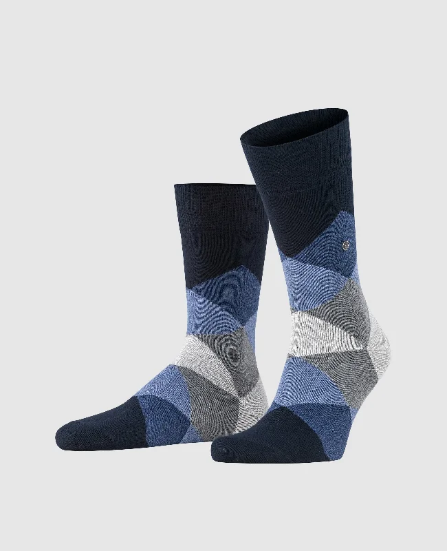Men's boat shoes with a leather lacing systemBurlington Clyde Men's Socks - Dark Navy Men's boat shoes with a leather lacing systemBurlington Clyde Men's Socks - Dark Navy