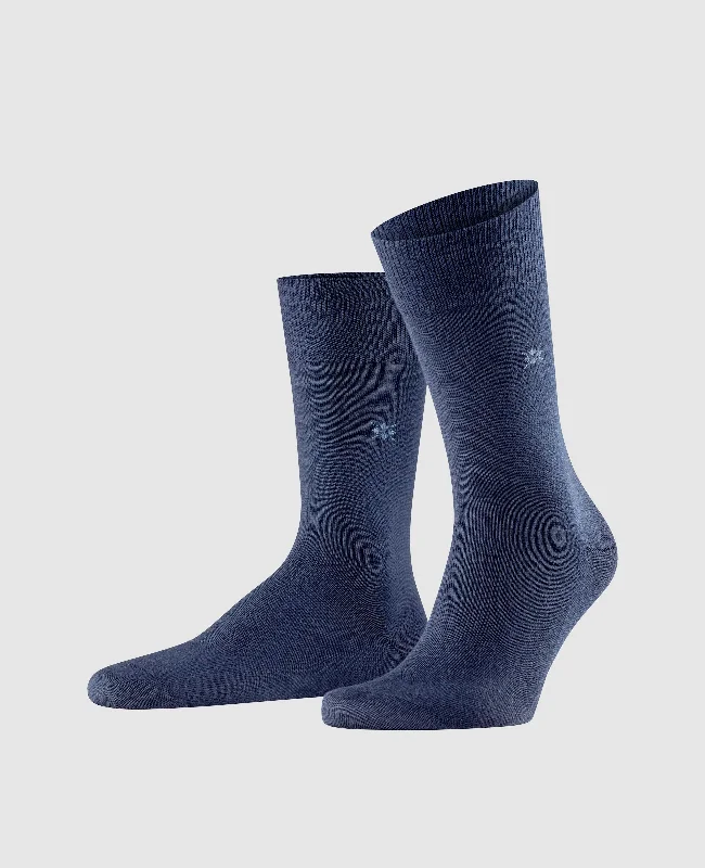 Men's boat shoes with a flexible sole for easy movementBurlington Leeds Men's Socks - Marine Men's boat shoes with a flexible sole for easy movementBurlington Leeds Men's Socks - Marine