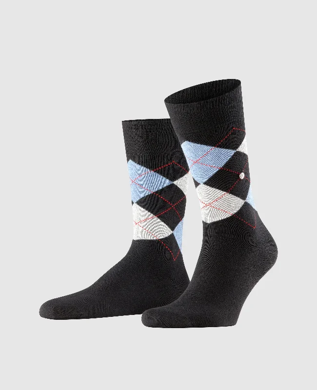 Men's boat shoes in a two - tone color schemeBurlington King Men's Socks - Black