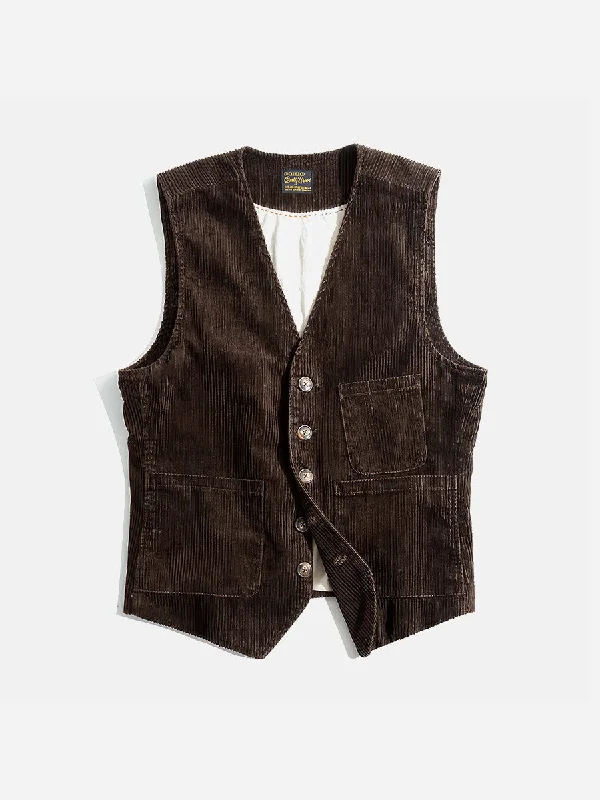 Brogue - style men's formal shoes for a sophisticated lookAmerican Vintage Hunting Corduroy Vest Brogue - style men's formal shoes for a sophisticated lookAmerican Vintage Hunting Corduroy Vest