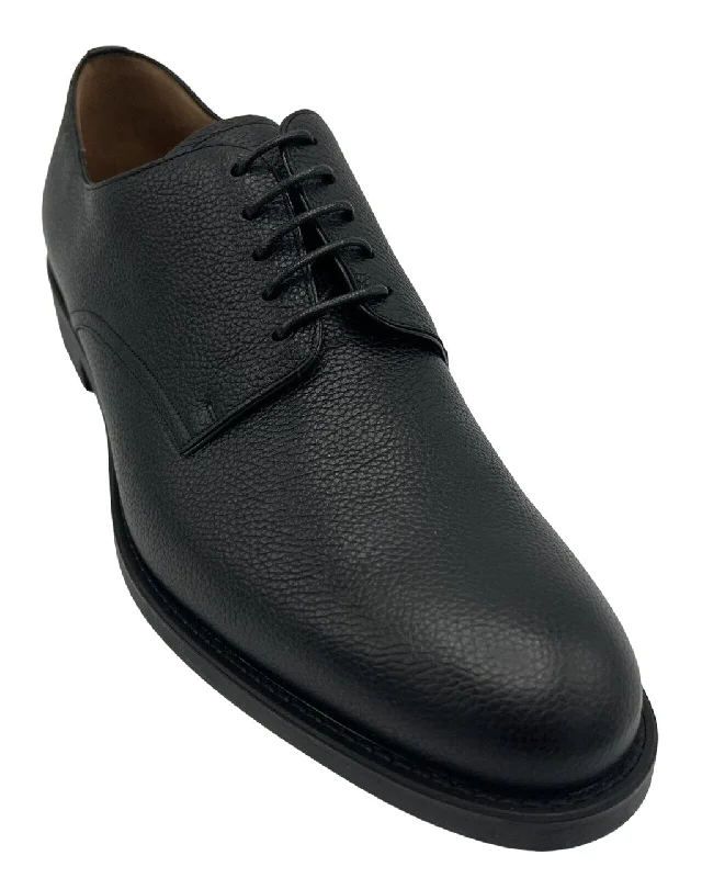 Men's formal shoes in a black or brown leatherBally Albin 6230187 Men's Black Bovine Grained Leather Derby Shoes Men's formal shoes in a black or brown leatherBally Albin 6230187 Men's Black Bovine Grained Leather Derby Shoes