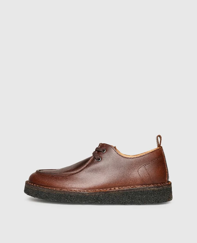 Men's boat shoes with a flexible sole for easy movementBetty N - Dark Brown