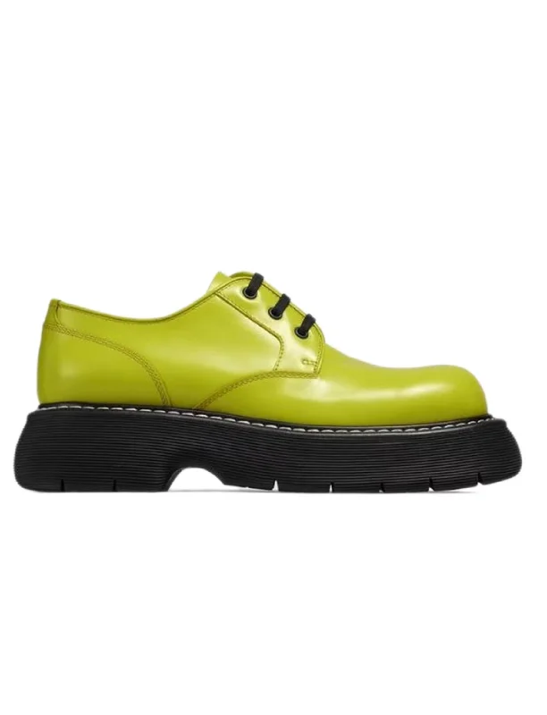 Men's leather formal Oxford shoes with a cap toeBottega Veneta Swell Derby Shoes