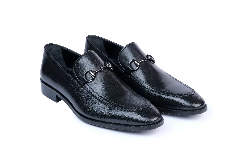 Patent leather men's formal shoes for a dressy occasionDorion Buckled Slip On