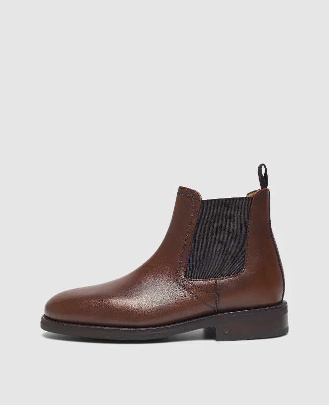Suede men's boat shoes for a softer textureElla CB2 - Middle Brown