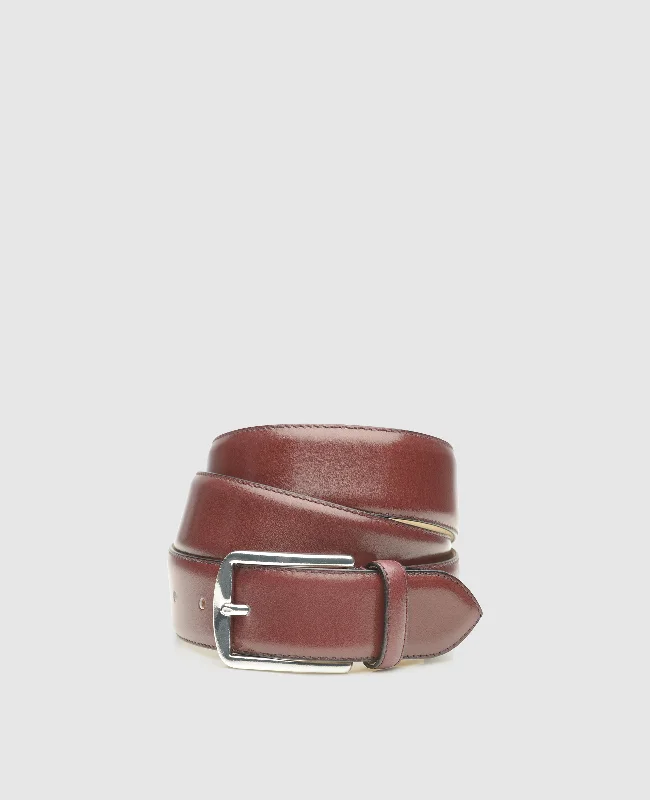 Breathable men's boat shoes for all - day wearMen’s belt in bordeaux - Bordeaux