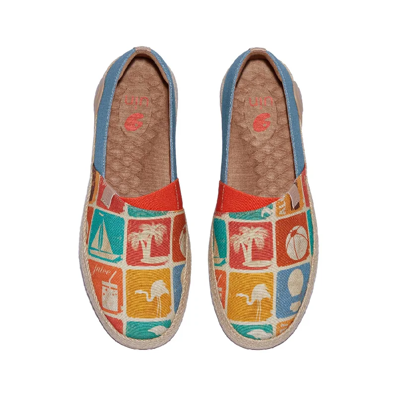 Men's linen espadrilles with a recycled rubber soleSeaside Memories Marbella I Men