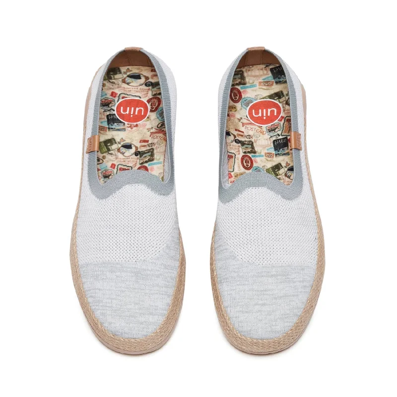 Men's anti - slip espadrilles for wet surfacesPure White Marbella II Men