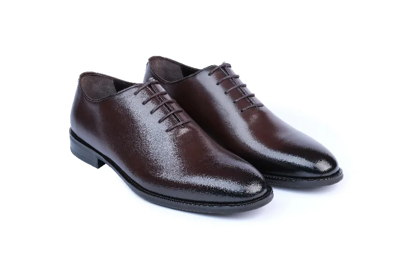 Men's formal shoes with a wingtip designPile Whole Cut Oxford Dress Shoes