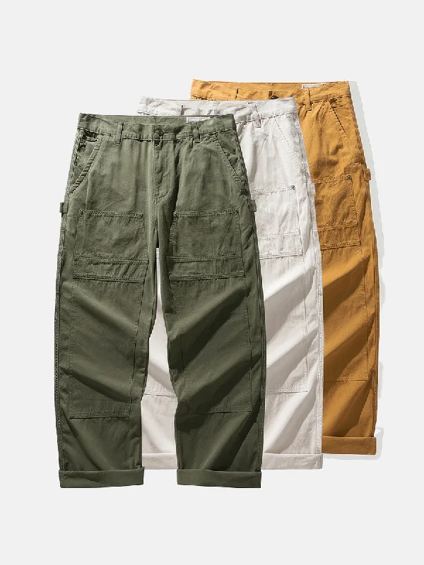 Men's leather formal Oxford shoes with a cap toeRailroader Multi-Pocket Workwear Pants Men's leather formal Oxford shoes with a cap toeRailroader Multi-Pocket Workwear Pants
