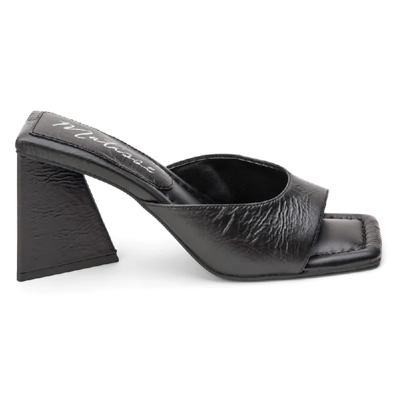 Men's formal shoes with a polished shineRegan Metallic Block Heel Sandals