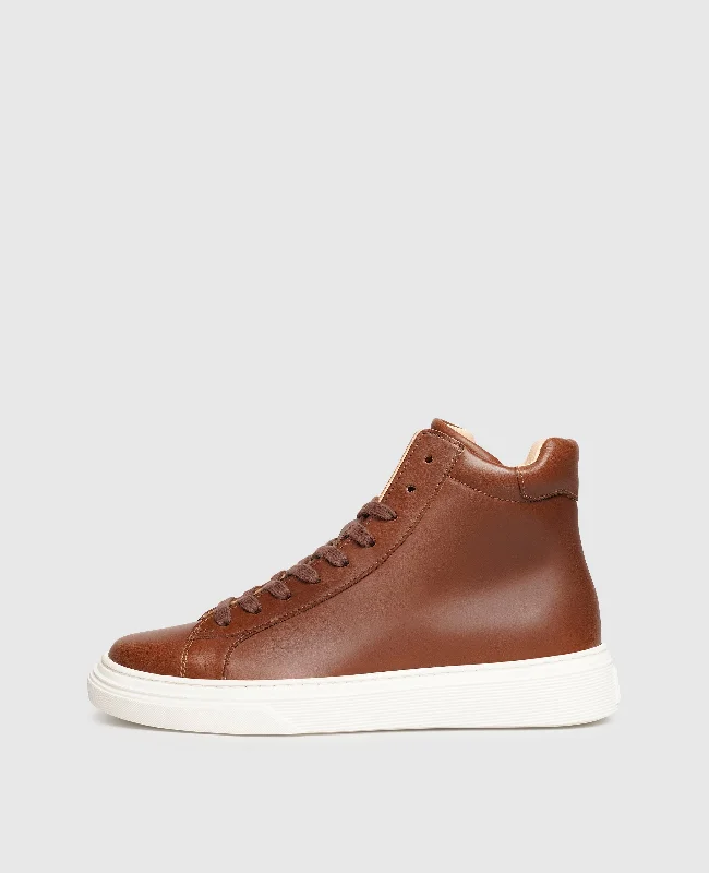 Canvas men's boat shoes for a casual summer lookSophia MTS - Middle Brown