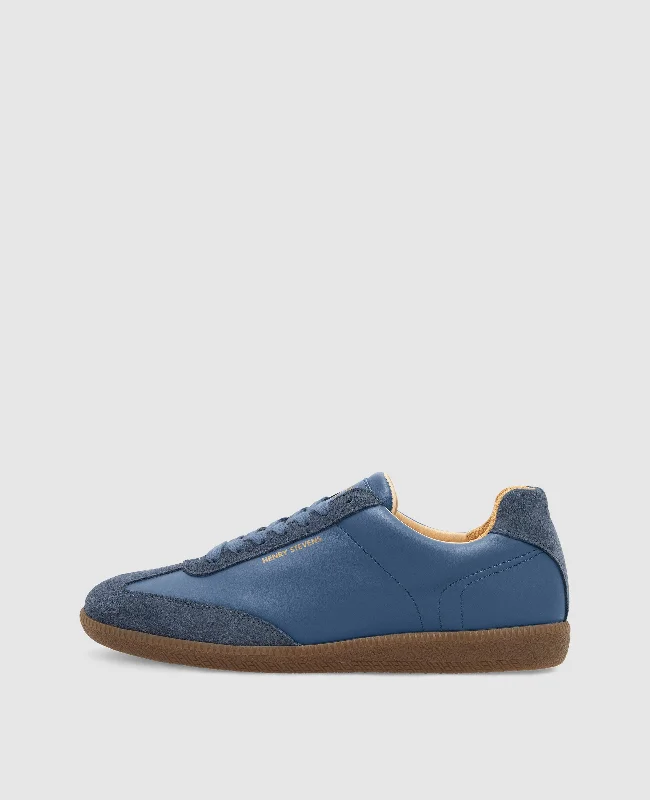 Men's boat shoes with a removable insoleSophia TIS - Light Blue