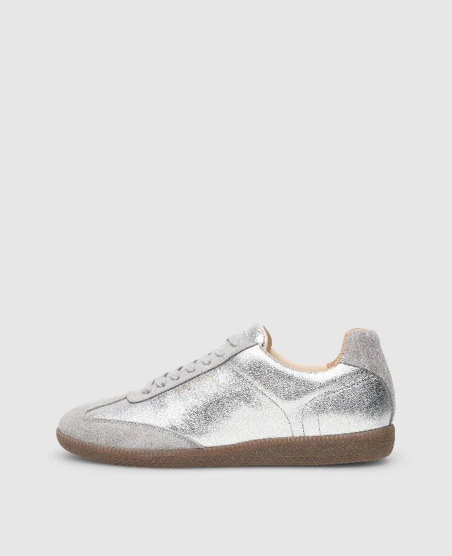 Suede men's boat shoes for a softer textureSophia TIS - Silver