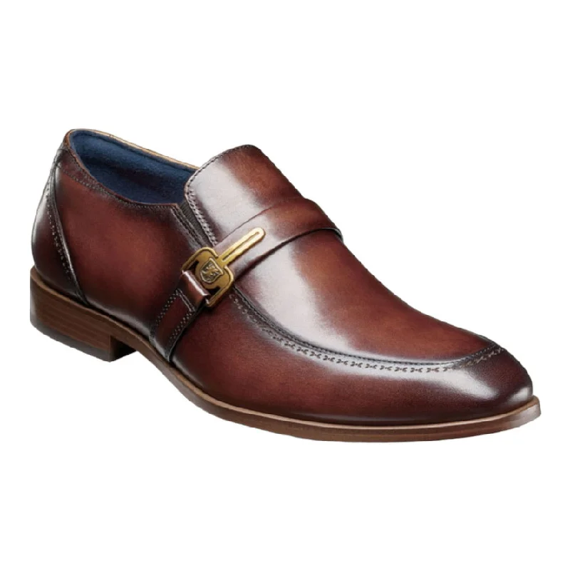 Men's formal shoes with a leather sole and heelSTACY ADAMS: Buckley Slip On 25636