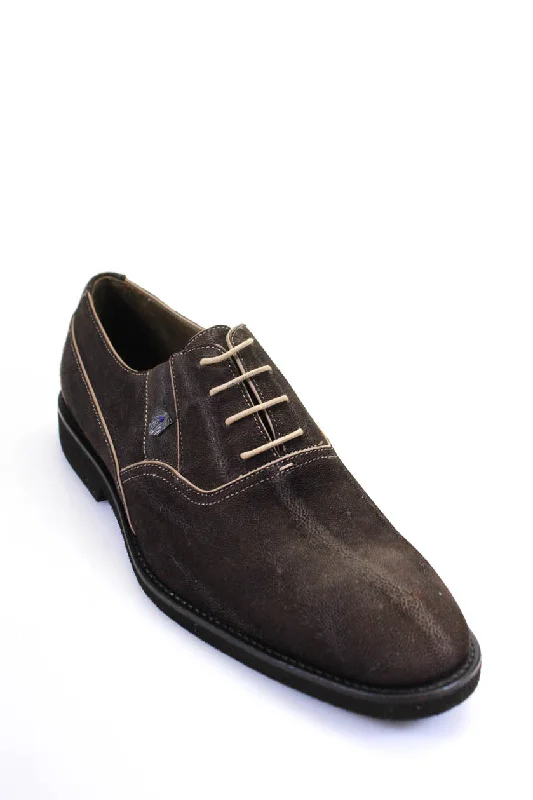 Men's formal shoes with a decorative perforationTardini Mens A6185 Genuine Indian Buffalo Leather Lace Up Oxfords Brown Men's formal shoes with a decorative perforationTardini Mens A6185 Genuine Indian Buffalo Leather Lace Up Oxfords Brown