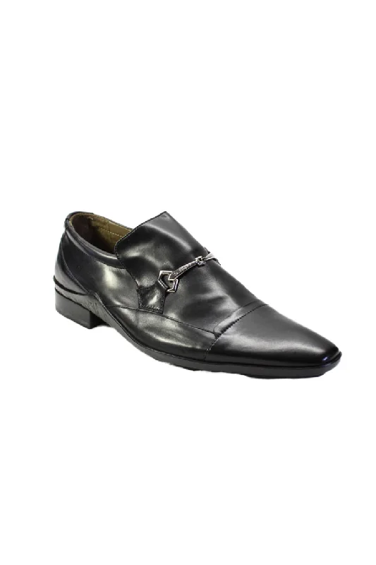 Men's formal shoes with a smooth leather finishTardini Mens Black Genuine Italian Leather Embellished Moccasin Shoes Men's formal shoes with a smooth leather finishTardini Mens Black Genuine Italian Leather Embellished Moccasin Shoes