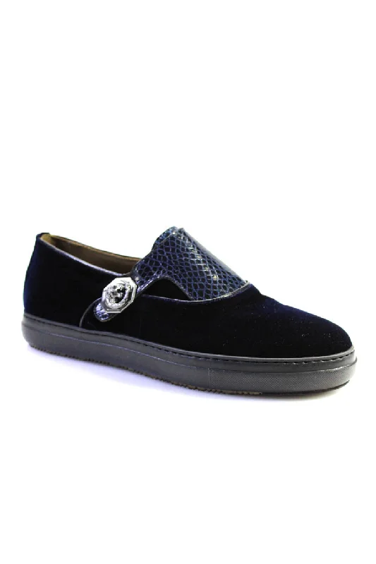 Men's formal shoes with a buckle closureTardini Mens Genuine American Alligator Velvet Moccasin Dress Shoes Navy Men's formal shoes with a buckle closureTardini Mens Genuine American Alligator Velvet Moccasin Dress Shoes Navy