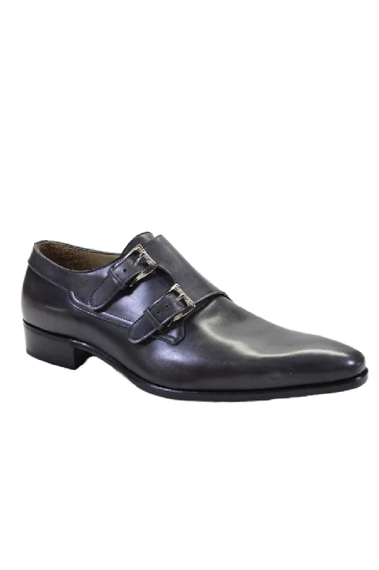 Men's formal shoes with a pointed toe for a stylish lookTardini Mens Leather Pointed Toe Buckled Slip-On Loafers Dark Gray Men's formal shoes with a pointed toe for a stylish lookTardini Mens Leather Pointed Toe Buckled Slip-On Loafers Dark Gray