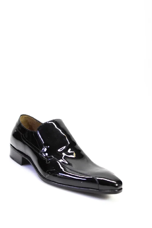 Men's formal shoes with a rubber heel cap for durabilityTardini Mens Patent Leather Pointed Toe Evening Shoes Loafers Black UK 8 Men's formal shoes with a rubber heel cap for durabilityTardini Mens Patent Leather Pointed Toe Evening Shoes Loafers Black UK 8