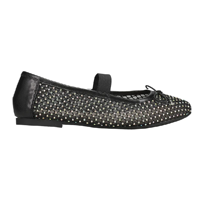 Men's formal shoes with a polished shineUnica Rhinestone Mary Jane Flats