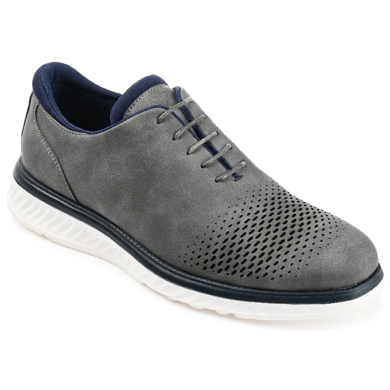Men's formal shoes with a decorative perforationVance Co. Demar Casual Dress Shoe