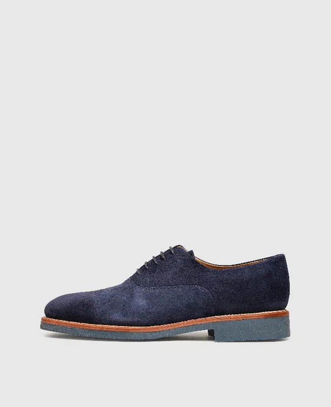 Men's boat shoes with a removable insoleWinston COF - Navy