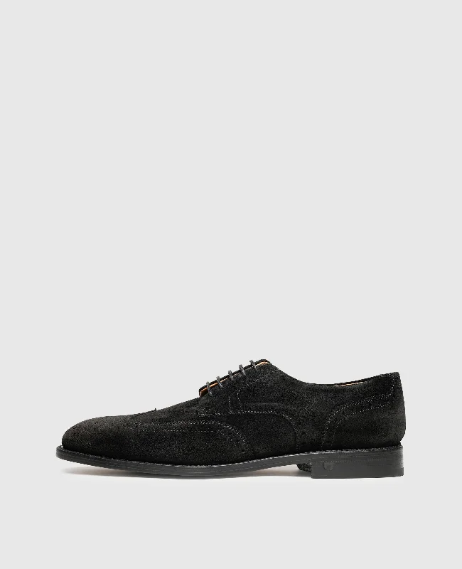 Men's boat shoes with a perforated design for ventilationWinston FBD - Black